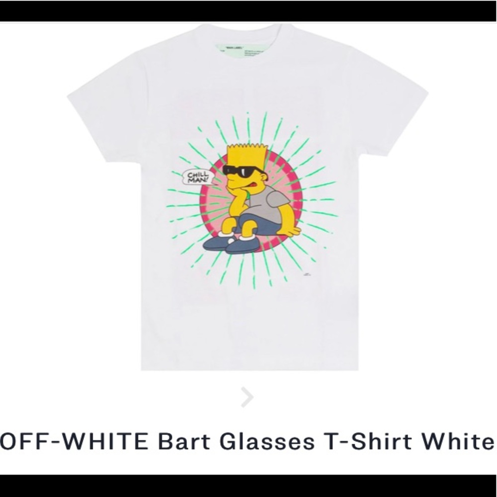 OFF-WHITE Bart Glasses T-Shirt